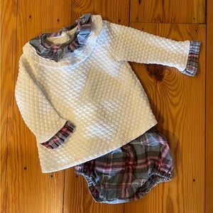 Bella Bliss Georgina Bloomer Set in Tipton Plaid